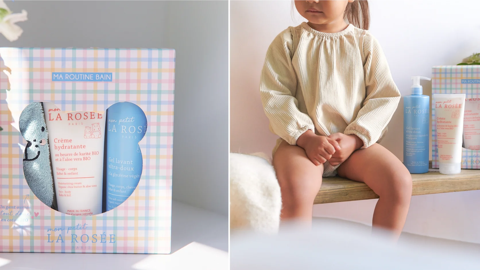 Mon Petit La Rosée bebek bakım seti — Ma Routine Bain