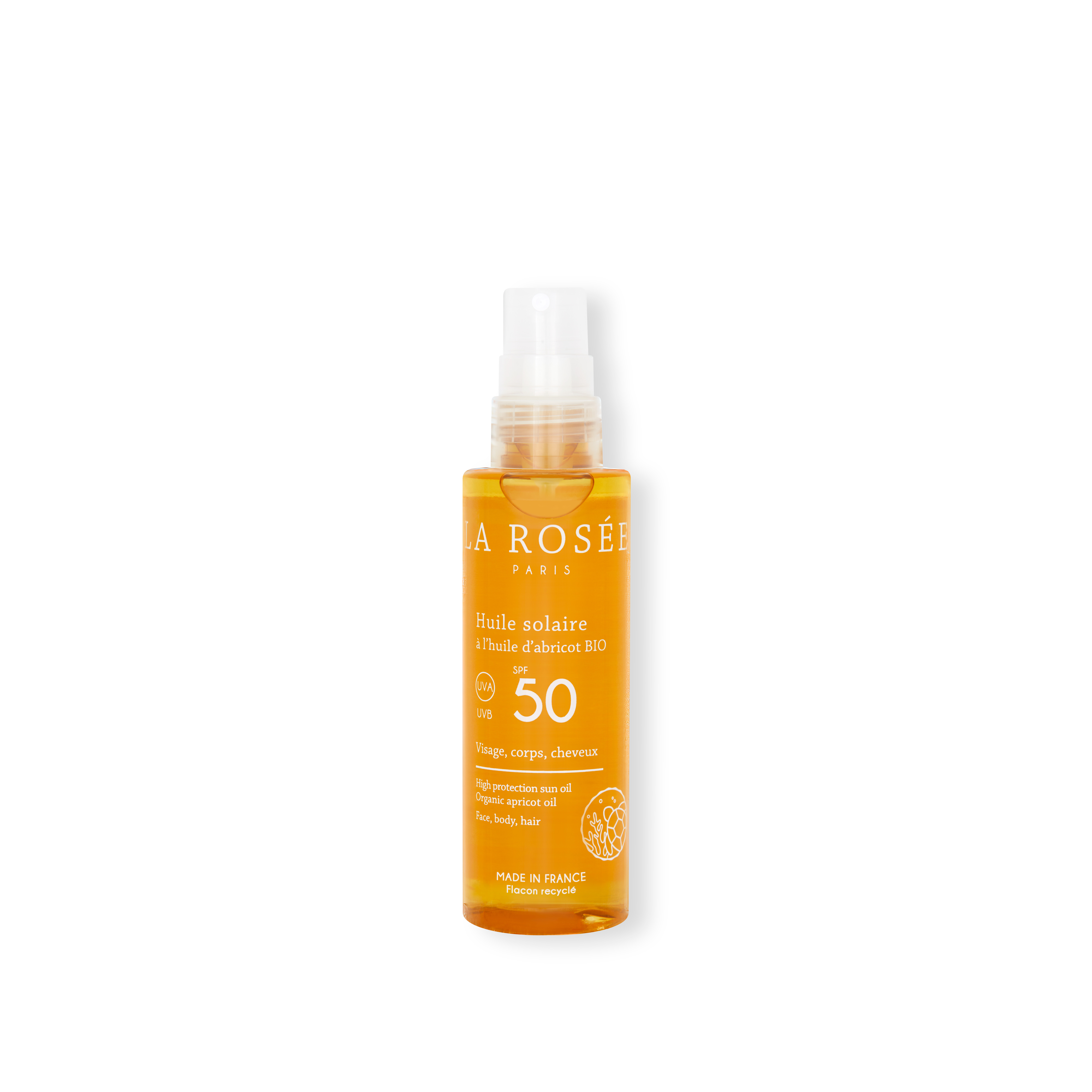 Organik Kayısı Yağlı SPF 50 + Yüksek Korumalı Güneş Koruyucu Yağı